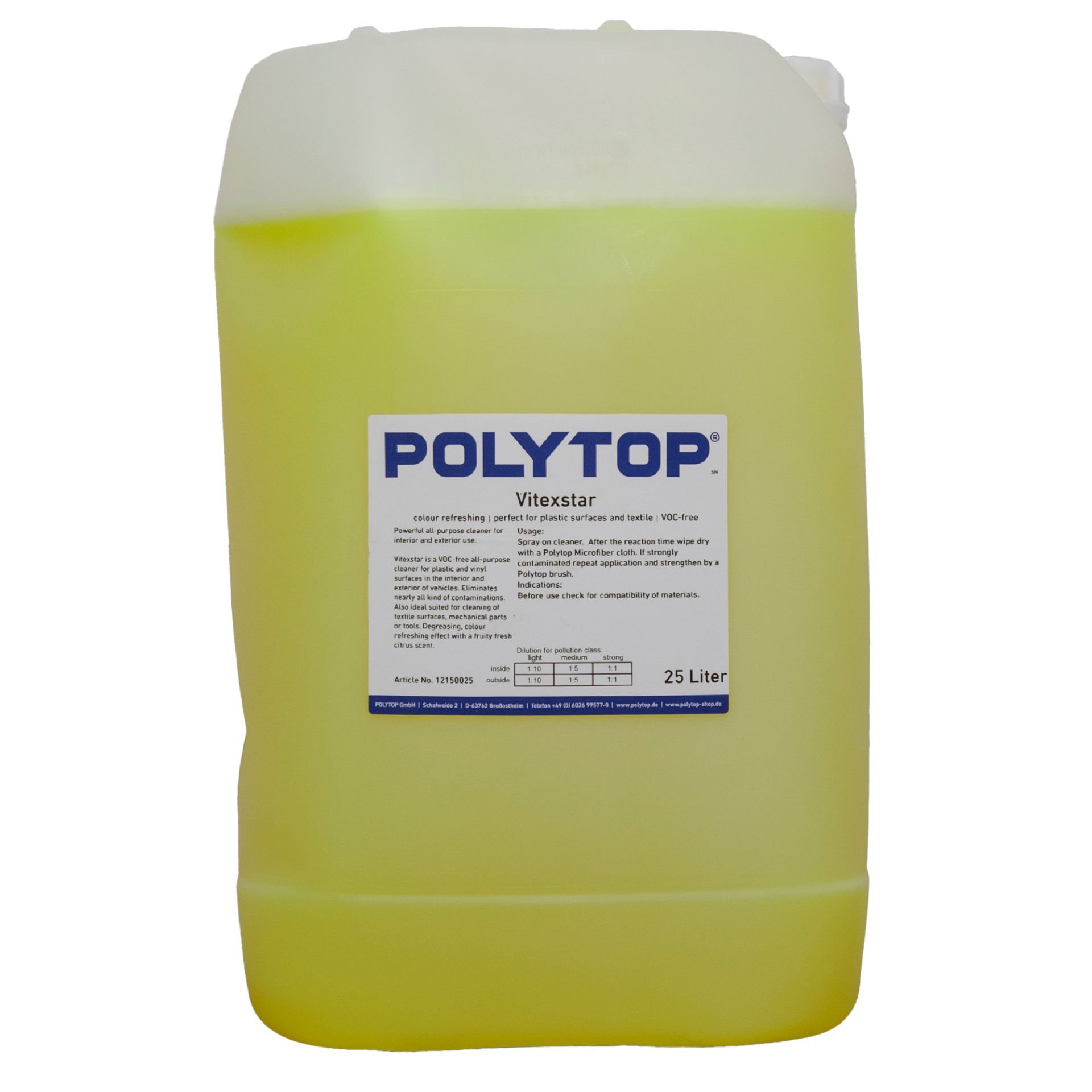 Polytop Vitexstar Genel Amaçlı Temizleyici 25lt.