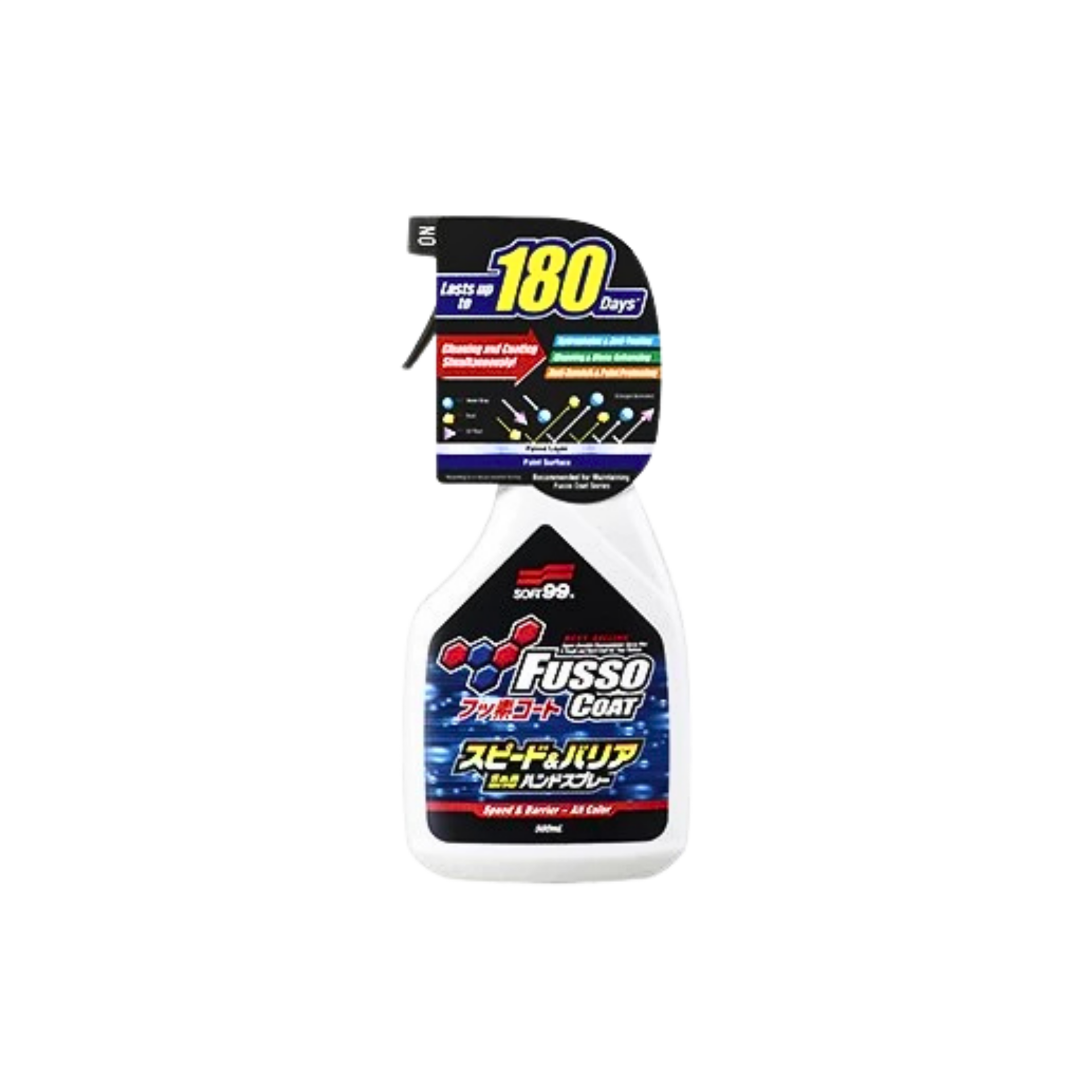 Soft99 Fusso Coat Speed & Barrier Hızlı Sprey Boya Koruma 400ml.