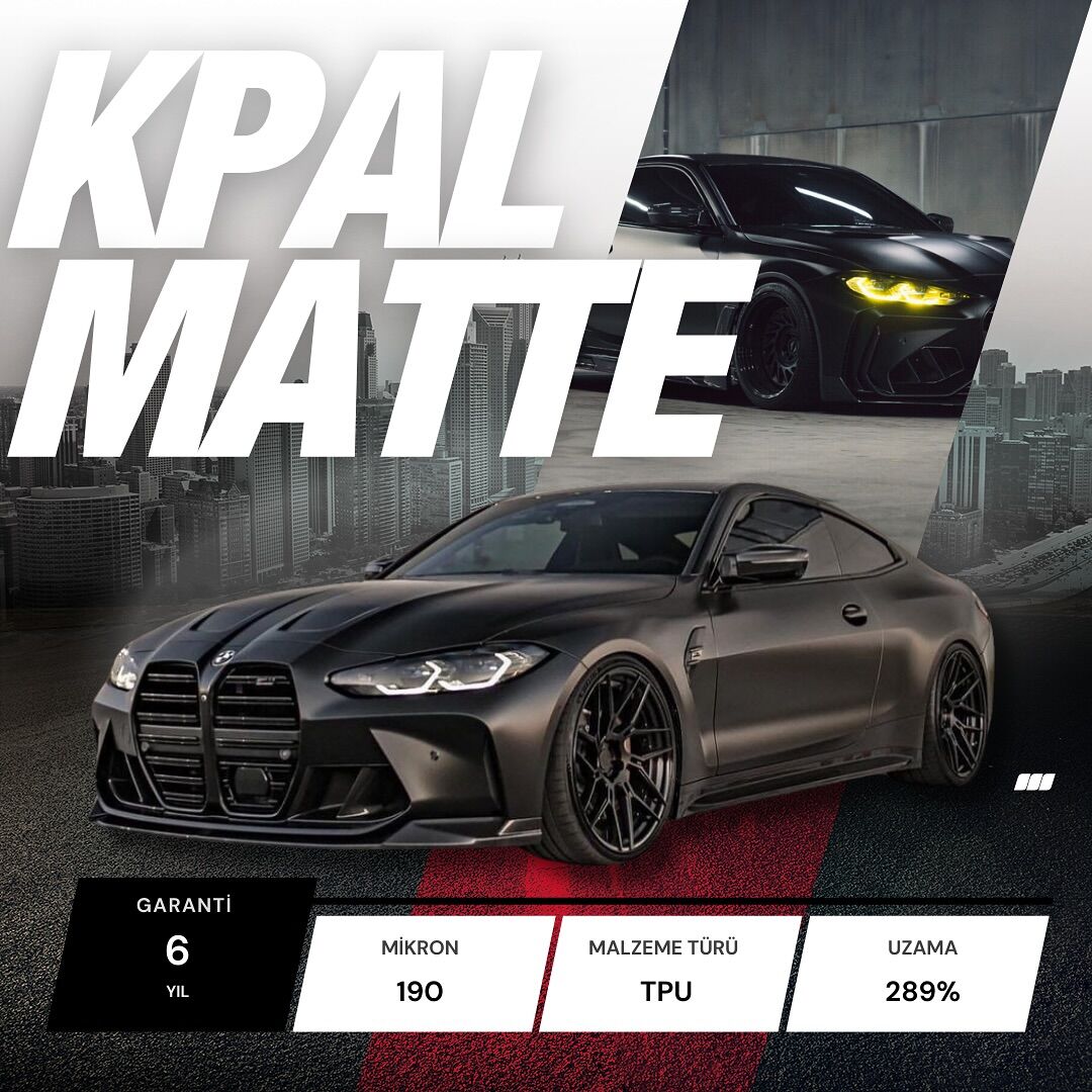 KPAL JY-L MAT TPU PPF 190 MİKRON