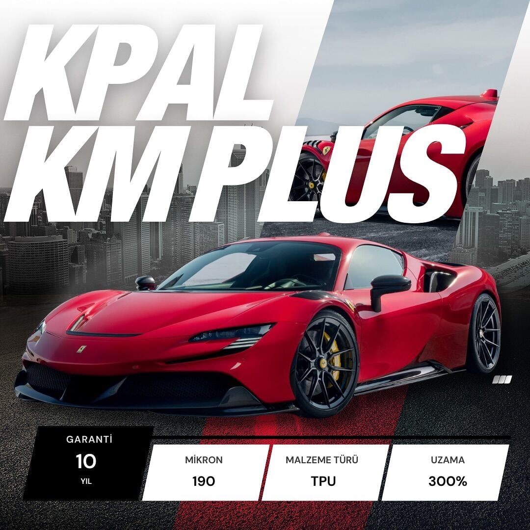 KPAL KM PLUS TPU PPF 190 MİKRON