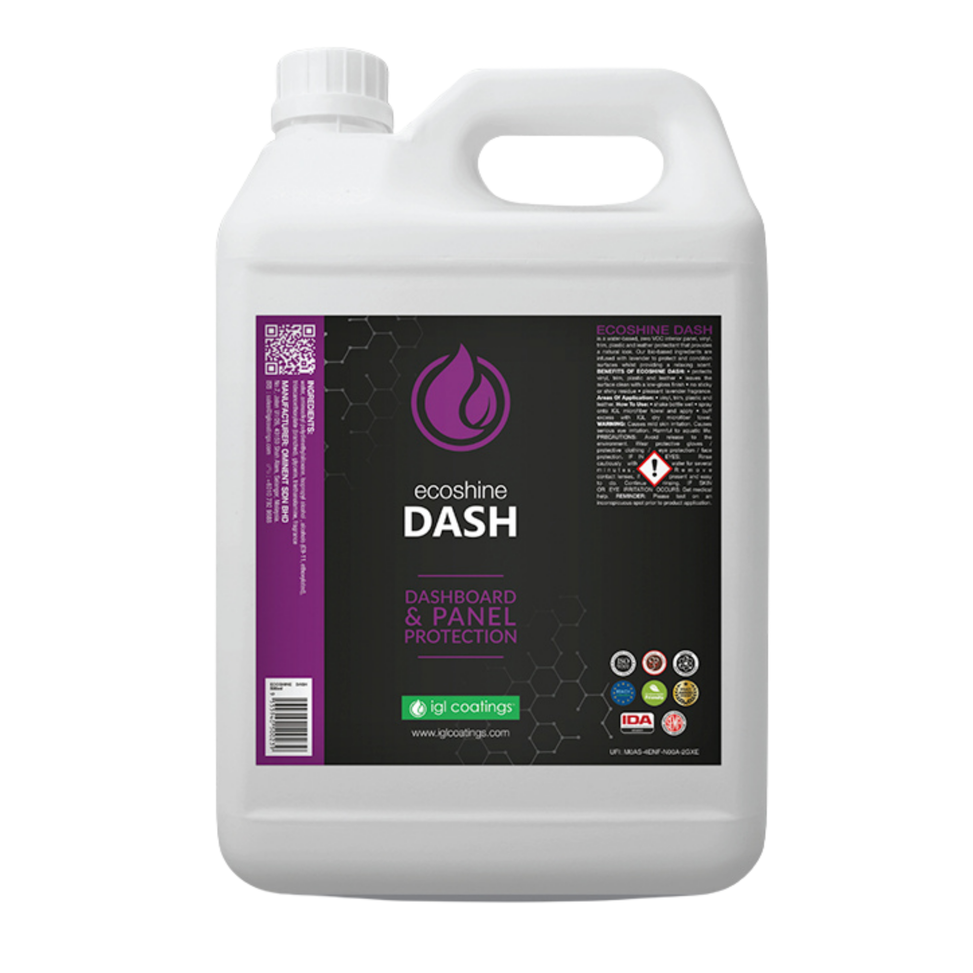 İGL ECOSHİNE DASH ( PLASTİK AKSAM TEMİZLEME VE KORUMA ) 5LT