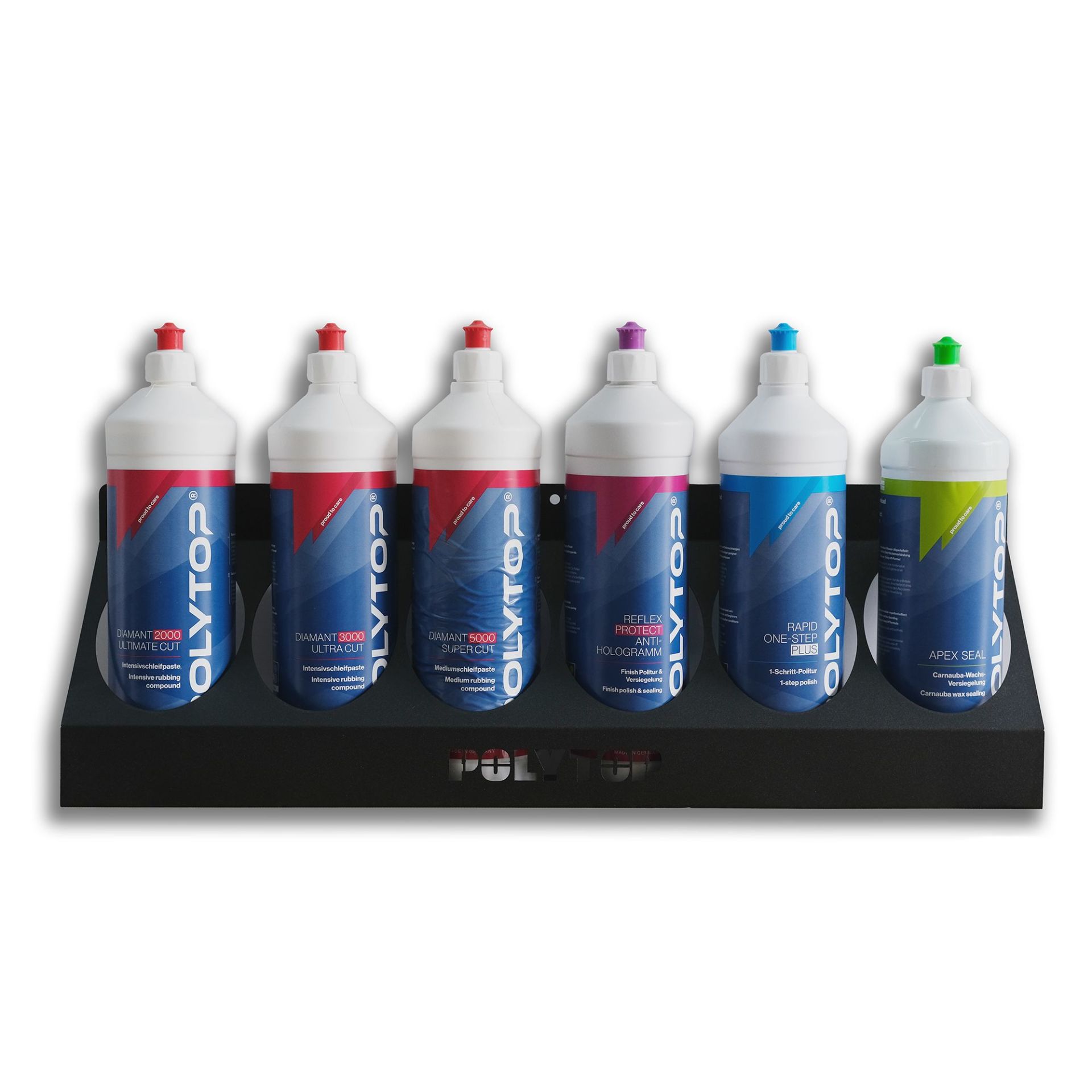 Polytop 6 Gözlü Pasta Cila Duvar Askı Standı