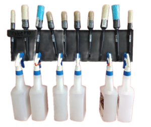 Valet Pro Fırça Ve Sprey Şişe Duvar Standı