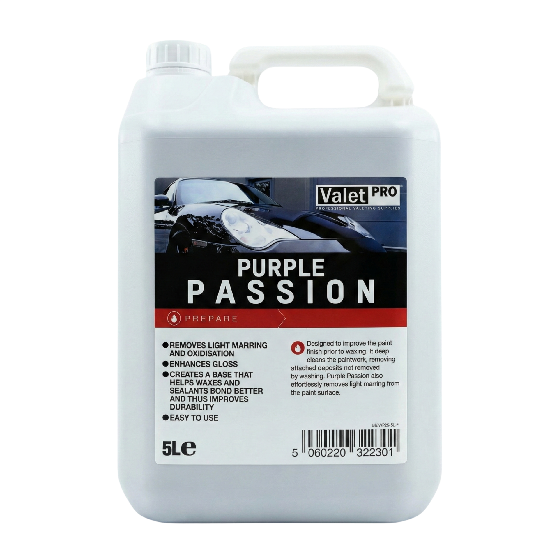 Valet Pro Purple Passion Yüzey Temizleyici Cila 5LT