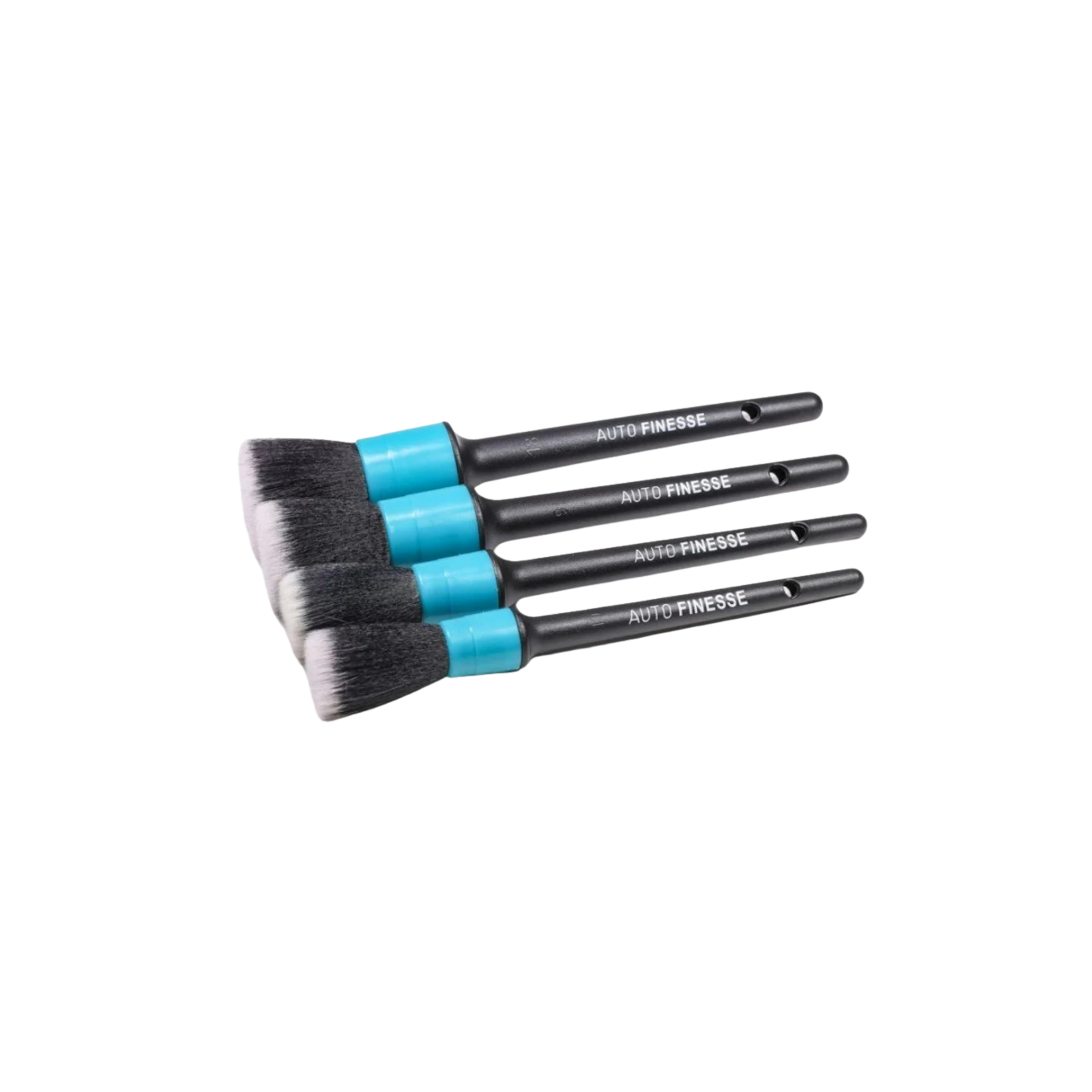 Auto Finesse Feather Tip Brushes Tüy Uçlu Detay Fırçası 4lü Set