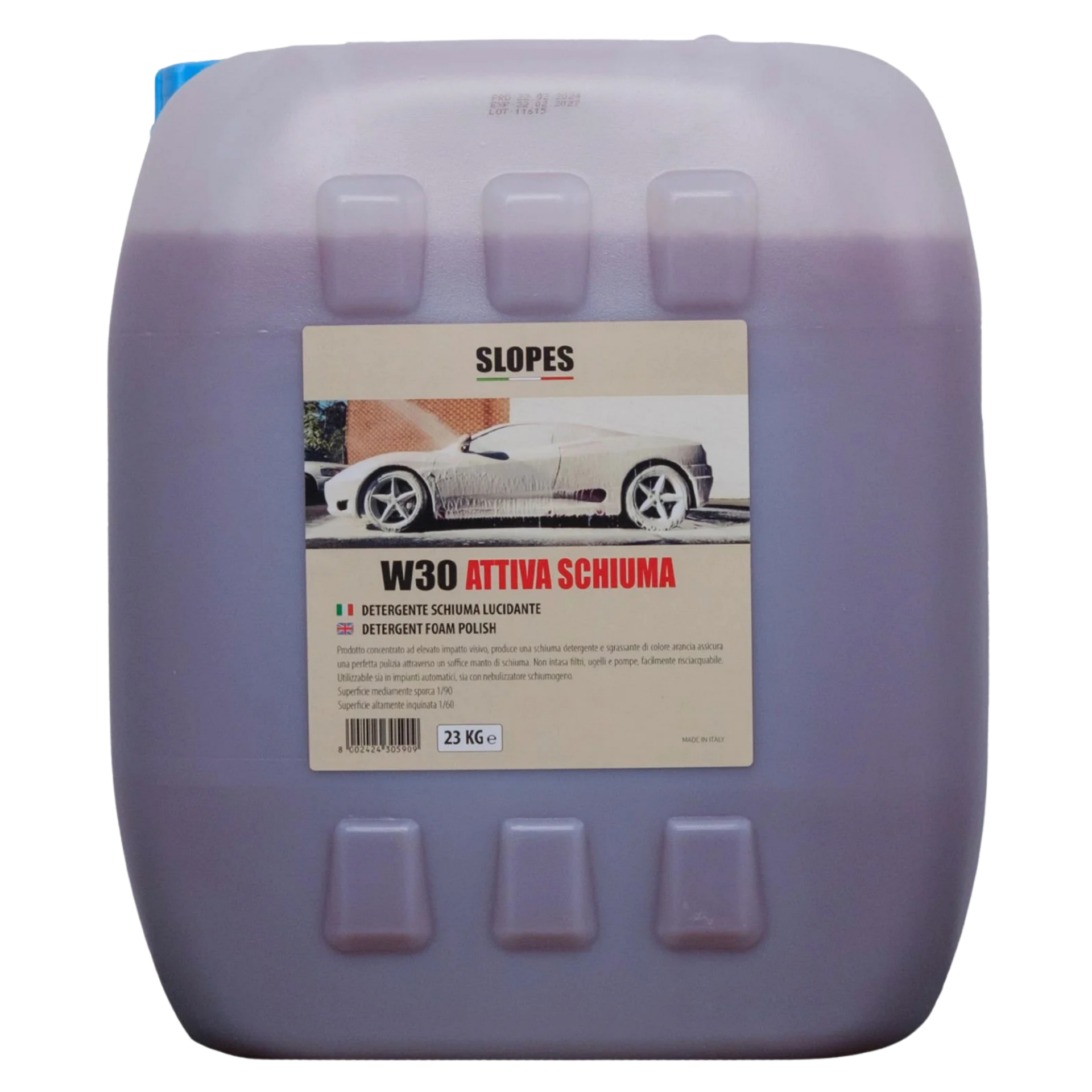 Slopes W30 Attiva Schuma Fırçasız Yıkama Köpüğü 23lt