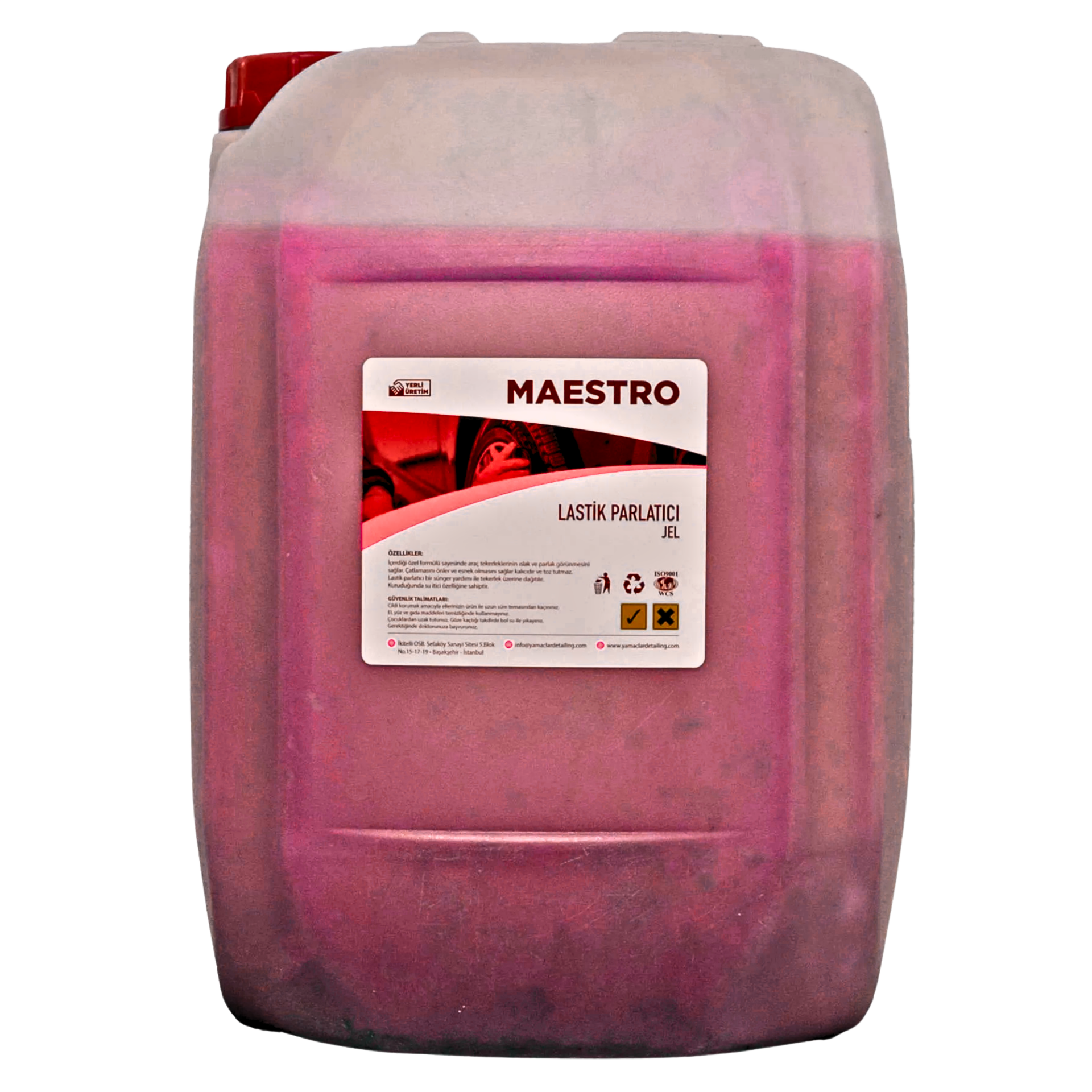 Maestro Lastik Parlatıcı Jel 22lt.