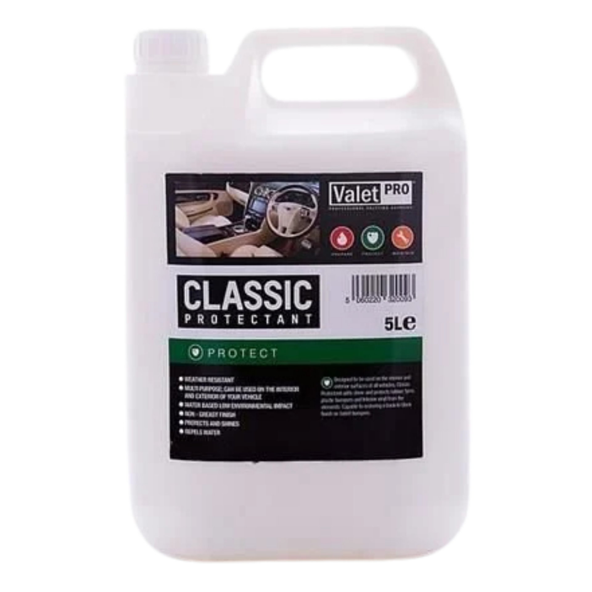 Valet Pro Classic Protectant Plastik Vinil Parlatıcı 5lt.