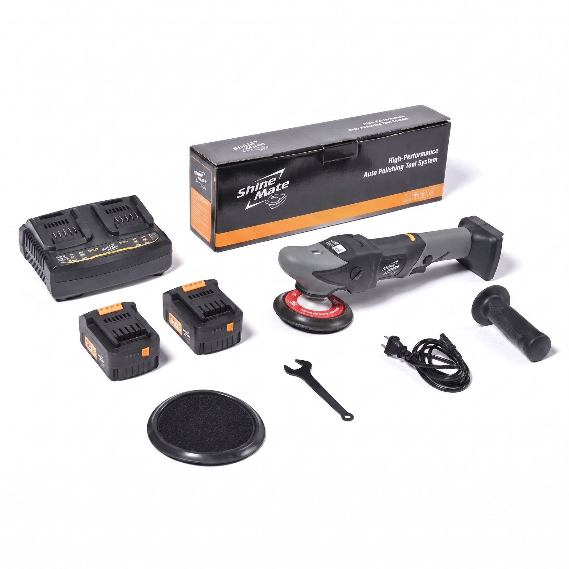 Shine Mate EB251 Akülü Rotary Polisaj Makinesi