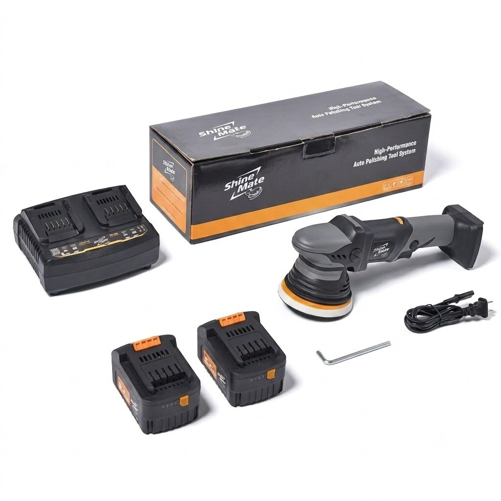 Shine Mate EB351 5/15 Akülü Orbital Polisaj Makinesi