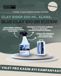 Valet Pro Clay Rider Kil Kaydırıcı Alana Mavi Kil Hediye
