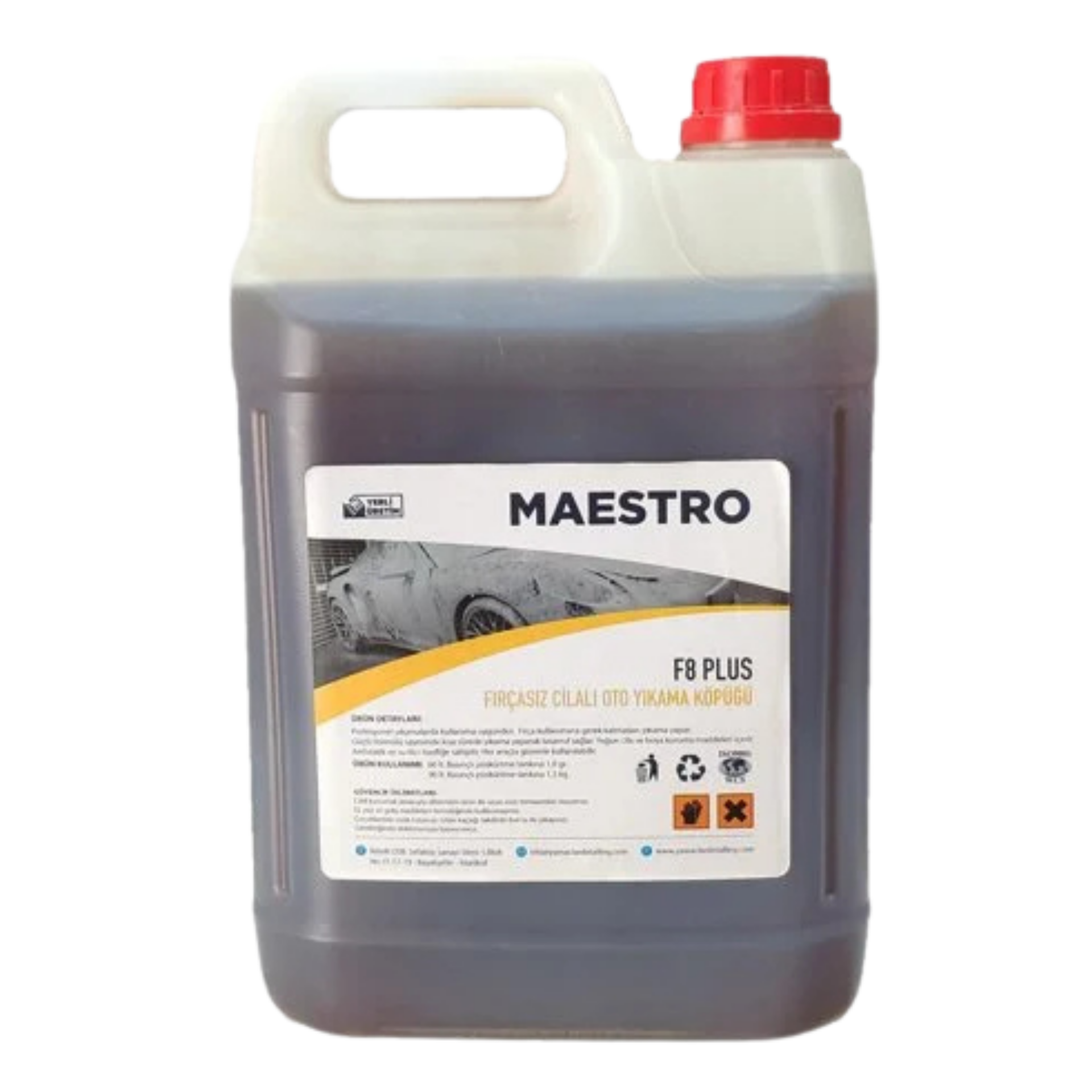 Maestro F9 Fırçasız Yıkama Köpüğü 5lt.