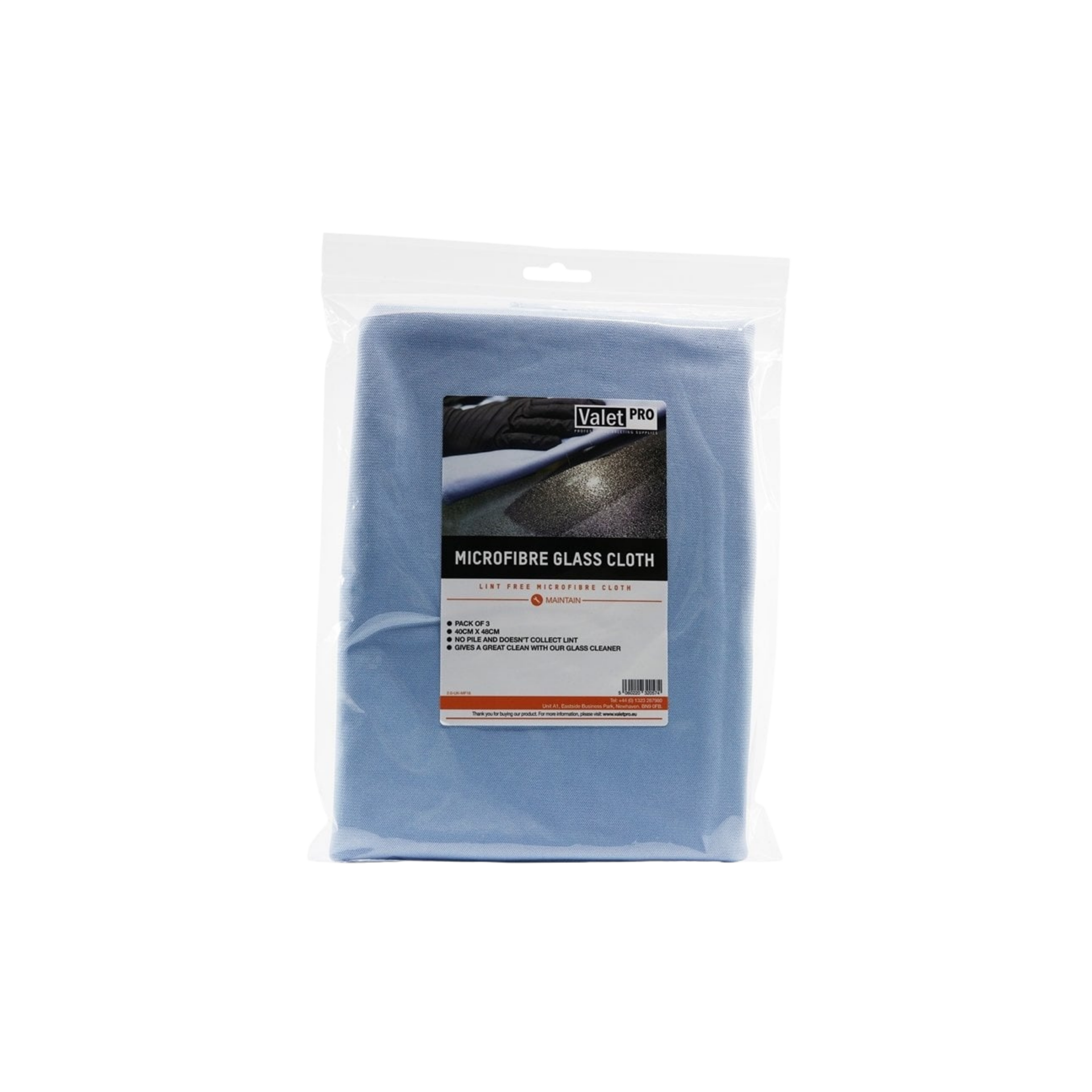 Valet Pro Glass Cloth Cam Bezi 3lü 40x48cm